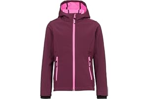 CMP Giacca In Softshell Da Bambini Giacca in Softshell da bambini con cappuccio fisso Unisex - Bambini e ragazzi