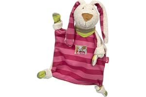 SIGIKID Schnuffeltuch Hase pink Baby Schmusetuch - Spielzeug Stofftier Kuscheltier – Stofftuch für Neugeborene - Plüschtier zum Trösten für Babys und Kleinkinder ab Geburt geeignet