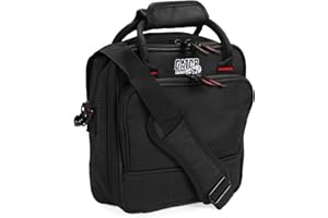 Gator Cases Bolsa acolchada de nylon para mezclador/equipo con correa removible; 9.5" x 9.25" x 2.75" (G-MIXERBAG-0909)