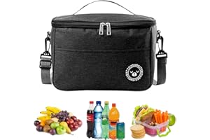 Eagool Borsa Termica Porta Pranzo Tote isolata Pranzo al Sacco Thermal Pranzo Tasche per Resistente all'Acqua Termico A Prova di Perdita Picnic Contenitore Pranzo del Pacchetto Sacchetto (G)