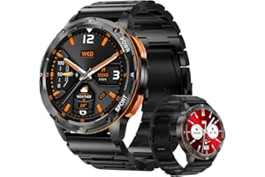 AXFEE Smartwatch męski, 1,43" HD Outdoor zegarek sportowy, 70+ trybów sportowych, pulsometr/monitor snu / krokomierz, wodoszczelność IP68, połączenia Bluetooth, męski zegarek sportowy z taśmą, zegarek