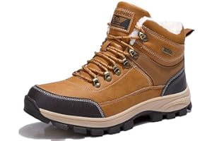 ARRIGO BELLO Bottes Homme Bottine Bottes de Neige Boots Hiver Chaussures Chaudes Fourrure Randonnée Les Loisirs 41-46