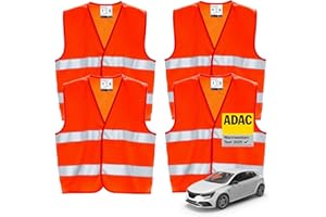 POWR CAR gilets de sécurité pour voiture ISO20471 2026 - gilets de sécurité lumineux et réfléchissants pour voitures et camions