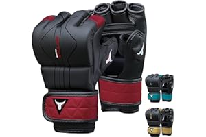 Mytra Fusion Gants MMA avec Paume ventilée Ouverte Gants Sparring MMA Kickboxing, grappinage, Formation, Cage Combattant des Gants d'arts Martiaux Mixtes