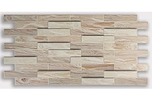 Grace Baltic - Pannelli da parete 3D per decorazione da parete interna non adesivi sottili ed elastici in PVC Pannelli Decorazione Murale Interna Tatuaggi Murali Materiale PVC 3D (36 pezzi / 16.92 m2)