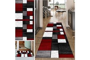 MXOUAJ Teppich Läufer Flur Lang, Waschbar Flur Läufer Teppich, Teppichläufer Flur rutschfest Küchenteppich, Flurläufer Lang Korridor Teppich Läufer für Küche, Eingang, Wohnzimmer Schlafzimmer40 x 60 cm