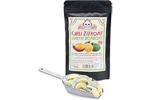 ‎RED DEVILS TASTE Chili Zitrone Limette Bonbon - extra scharf !!! 200g