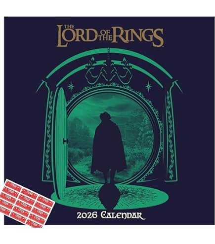 Grupo Erik Wall Calendar 2026 - The Lord Of The Rings Calendar