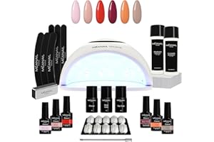 MEANAIL Zestaw do manicure i pedicure Sphère, lampa UV LED 48W, 6 kolorów