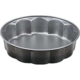 Guardini Silver Elegance Tortiera Fiorella, Acciaio, Argento/Nero, 26 cm