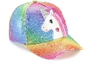 WAWSAM Casquette de Baseball Filles Ajustable Chapeau de Soleil pour Enfants Casquette Enfant Fille