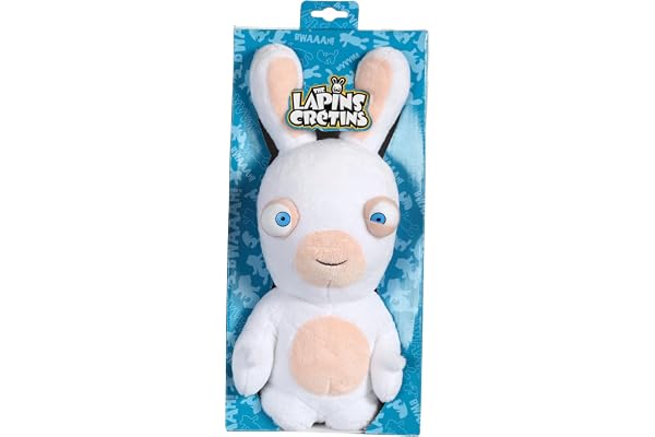 Gipsy - 070338 - Peluche - "the Lapins Crétins" 28 Cm Sonore Bouche Fermée