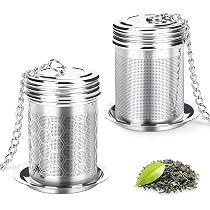 GEFU 12911 Infusio - Colino Per Spezie E Tè, In Acciaio Inox, Con Catena, Praticissimo! - copertina