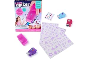 Cool MAKER, Shimmer Me Body Art with Roller, Gems & 3 Foils, 135 Metallic Temporary Tattoo Designs, Arts and Crafts Kids’ Toys for Girls Aged 7+