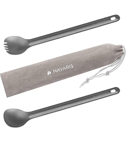 Titanium lange steel spork bestek voor buiten kamperen backpacken picknick kopen vanaf een prijs van 12