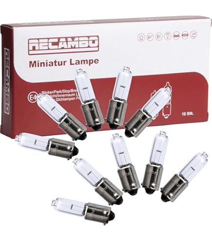Hallenwerk 24V Glühlampen 21W H21W BAY9s - 10 Stück Set STVZO Zugelassen Für LKW