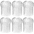 ZYFC 6 Pcs Gutter Downspout Guard, Strainer Rain, Gutter Round, Gutter Screen Metal, Gutter Protection, Aluminium Filter Grid, Leaf Protection Downpipe, Sieve for Roof Pipes