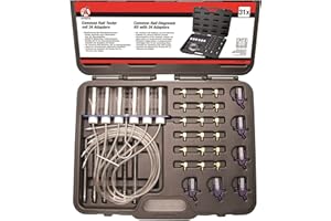 BGS DO IT YOURSELF Kraftmann, 8106, Tester Common Rail con 24 adattatori