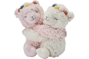 ‎WARMIES Warmies® Wärmekissen/Stofftier "Kuschelfreunde Lamas 2er Set" Hirse Lavendelfüllung 16cm 500g