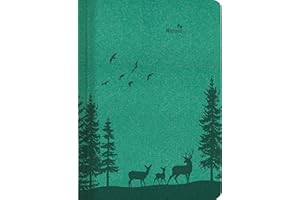 Alpha Edition Agenda Giornaliera Nature Line 2024, 15x21 cm, FOREST, 416 pagine