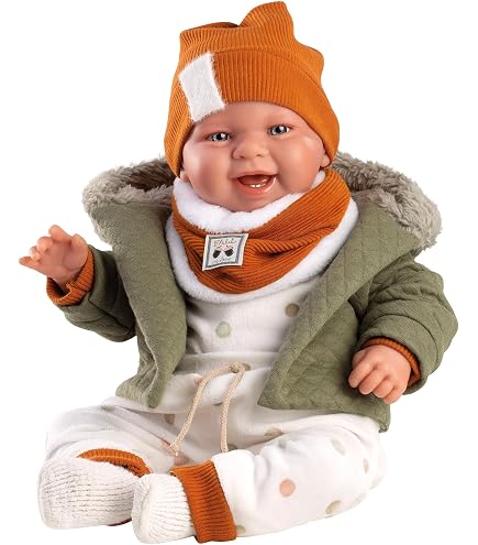 Llorens Cuquito Soft Body Baby Doll Boy, 30cm With Blue Eyes, Romper & Hat - View #7