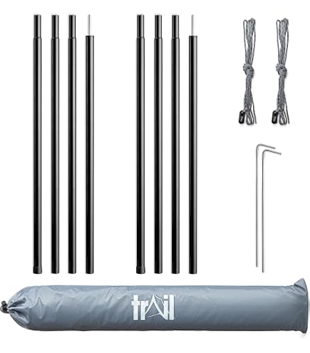 ROBENS pole 'Press' Tarpst, Silver, One Size Sports & Outdoors