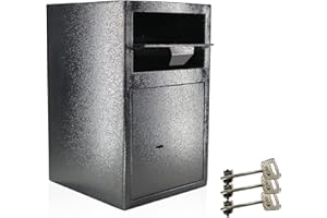 DIADORN Coffre-fort de Dépôt avec Clapet d'Insertion | Type Boîte aux Lettres | 3 Clés