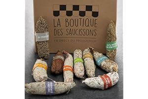 LA BOUTIQUE DES SAUCISSONS Box saucissons Aromatisées