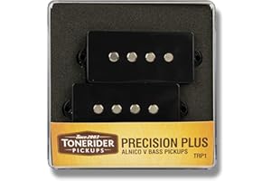 Tonerider TRP1 Precision Plus - Set de pastillas para bajo, color negro