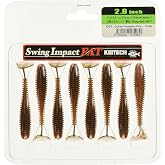 Keitech Swing Impact FAT 2.8" #438 Green Pumpkin Fire