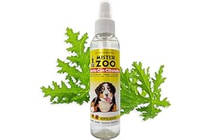 MISTER ZOO – Colonia para Perros de Citronela Natural y Repelente, Neutralizador de olores, Antiparasitario, Spray anti insectos suave para perros pequeños, medianos y grandes