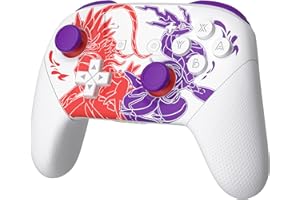 SINGLAND Manette Switch Pro améliorée, Manette sans Fil pour Nintendo Switch Lite/OLED/PC, Remplacement de la Manette de Jeu Switch supportant Les Doubles Chocs/contrôle du Mouvement/réveil/Fonction NFC
