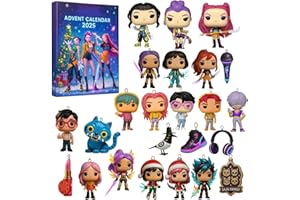 GENERIC K-POP De-mon H-Hunters Advent Calendar 2025, 24 Days Christmas Advent Calendar with 24 3D Keyring Toys, Xmas Acrylic Ornaments, Christmas Decorations for Kids Adults Teens (1pc)