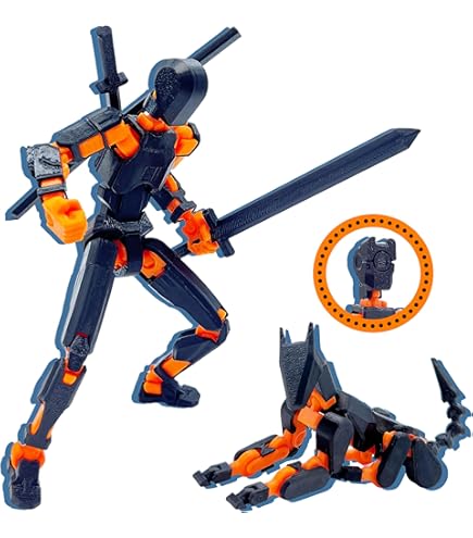 T13 Figure Set & Titan 13 Toys 5 Pack(3d Printed Angola