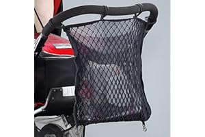Sunnybaby 19255 - Rete per la Spesa per Passeggino, con paravento e Ancora, Colore: Nero