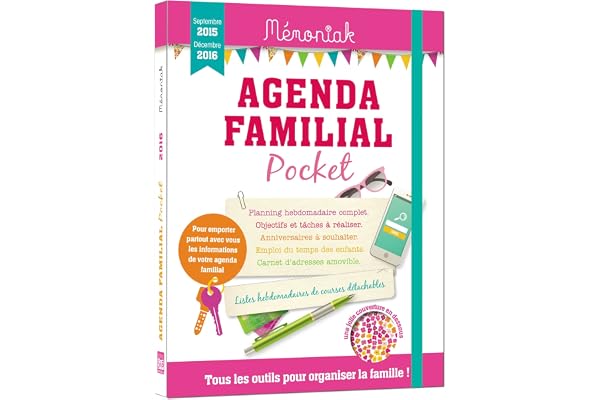 Agenda familial Memoniak Pocket 2015-2016