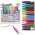 Sharpie 1927350 Electro Pop Permanent Markers, Fine Point, Assorted Colors, 24 Count
