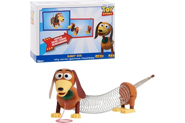 Disney•Pixar's Toy Story Slinky Dog Pull Toy, Walking Spring Toy for Boys and Girls