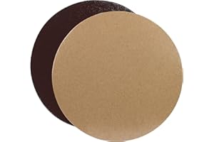 MIAMEX Juego de 10 Soportes para Pasteles en Cajas de Colores, con Tallas de su elección (Chocolate/Praliné, 24 cm)