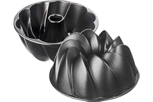 ‎ORIGINAL KAISER ORIGINAL KAISER KAISER Inspiration Design-Bundform Gugelhupf Ø 25 cm mit geschwungen Oberflächenstruktur Aluminiumguss beschichtet, Aluminium, Black