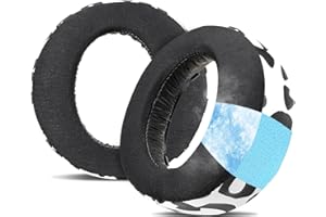 SOULWIT Gel de Refroidissement Mousse Coussin Coussinets pour Sony Playstation 5 Pulse PS5 3D Wireless Casque,avec Mousse Anti-Bruit