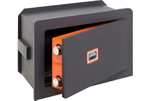 ARREGUI Plus C 181310 Safe Security Level S2, Wall Safe with Class A Certified Lock, Safe for Home or Commercial Use, Depth Adjustable Safe for Walling, 21 x 32 x 15/22 cm, 4-8 L