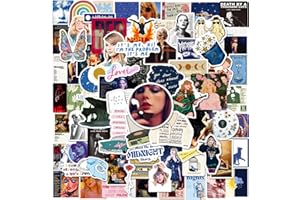 LLDGZ 100 adesivi Singers Taylor Swift, per adulti, impermeabili, in vinile per teen ragazze, bottiglia d'acqua, laptop, skateboard, bicicletta, bagagli, chitarra