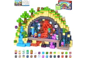 Coodoo 150PCS Magnetic Blocks, Build Mine Magnet World Set, Toddler Outdoor Toys STEM Construction Building Blocks Toy, Magnetic Tiles Sensory Kids Toys for 3+ Year Old Kids Boys Girls Ages 3 4 5 6