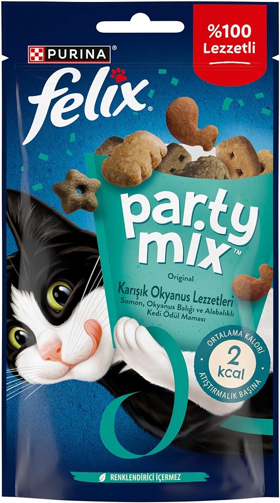 FELIX PARTY MIX Karışık Okyanus Lezzetleri Ödül Maması 60g