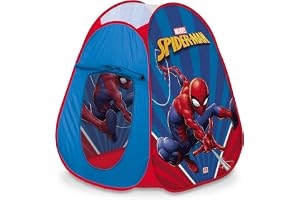 Mondo Toys - Spiderman Pop-Up Tent - Lektält för pojkar/flicka - lätt att öppna - bärväska INKLUDERAD - 28427