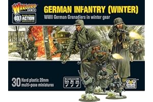 Warlord Games German Army (Winter) Infantry - 28mm Scale Plastic Miniatures for Bolt Action Highly Detailed World War 2 Miniatures for Table-top Wargaming