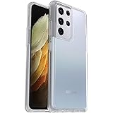 OtterBox Symmetry Clear skal för Samsung Galaxy S21 Ultra 5G, stöttåligt, fallsäkert, skyddande tunt skal, testad till militä