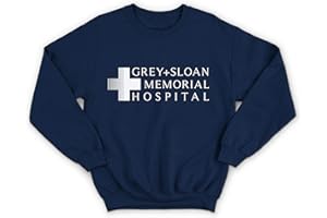 Sanfran Clothing Grey and Sloan Memorial Hospital Top Funny Grey's Anatomy TV Show Jumper Sweater