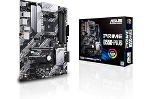 ‎ASUS ASUS Prime B550-Plus Gaming Mainboard Sockel AM4 (ATX, Ryzen, PCIe 4.0, 2x M-2, 1Gbit/s-Ethernet, SATA 6Gbit/s, USB 3.2 Gen 2 Typ-A/C, Unterstützung für Aura Sync RGB Header)